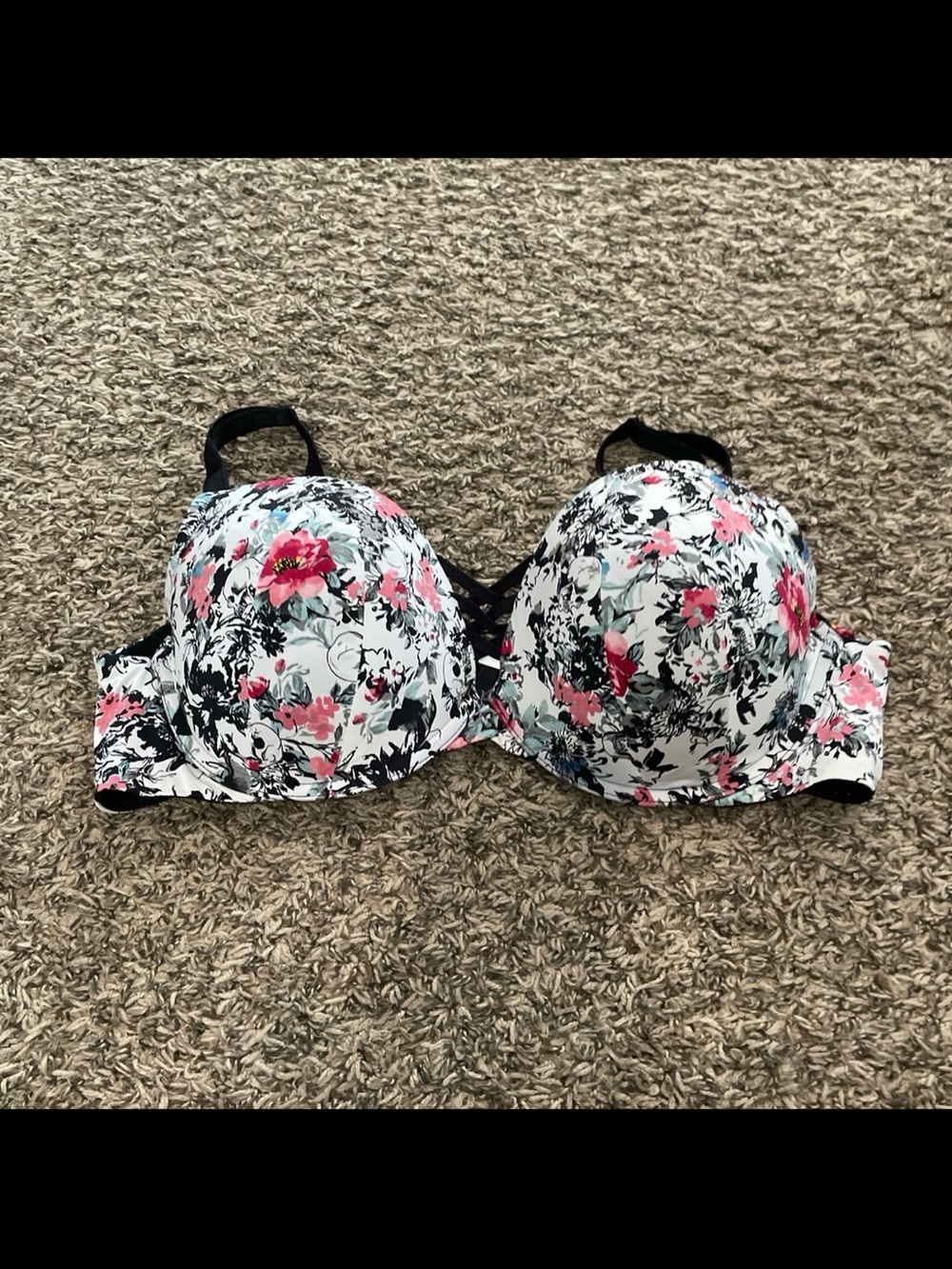 Torrid curve, floral and skull print bra size 42D